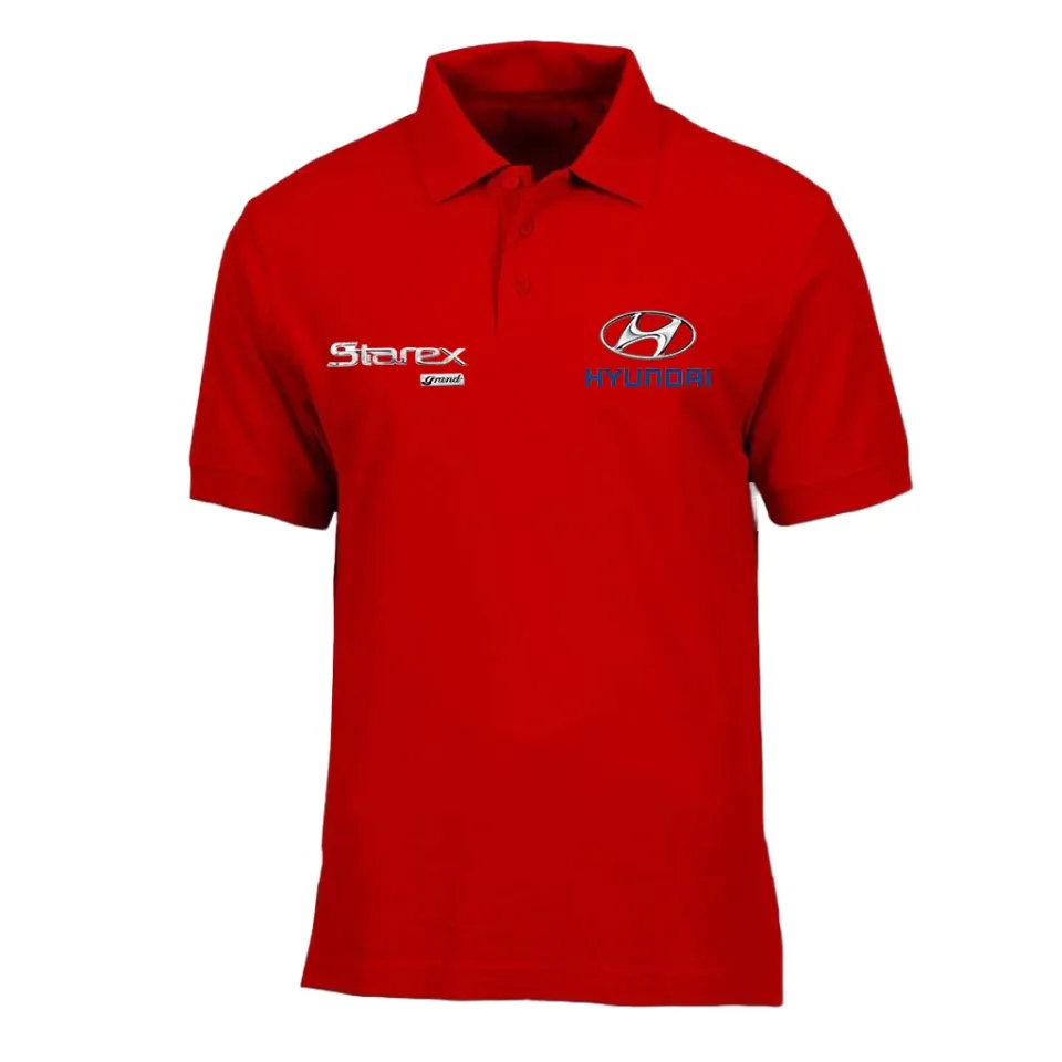 VIRAL HYUNDAI Design Polo Shirt Kain Sejuk Baju Polo Shirts Cotton