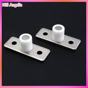 [Hill Angelia] 2Pcs Floor Mount Sliding Wooden Door Guide Roller Retainer Top