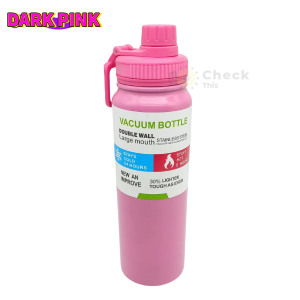 Stainless Steel Large Mouth Vacuum Flask Water Bottle Red Black Yellow Green Pink White Blue Violet Silver