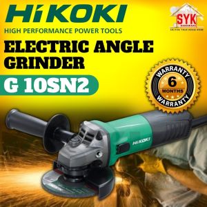 SYK HIKOKI G10SN2 4" 100mm Electric Cutting Grinding Angle Grinder Mesin Pengisar Sudut Elektrik (900W)
