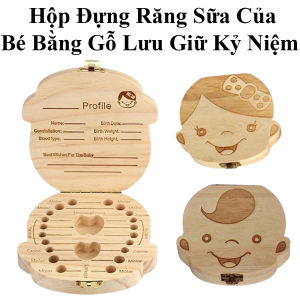 Hộp Đựng Răng Sữa Của Bé Bằng Gỗ Lưu Giữ Làm Kỉ Niệm