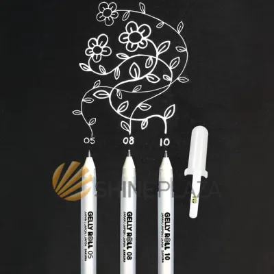 Sakura Gelly Roll Classic White Gel Pen - Pulpen Gel Putih 0.5mm 0.8mm 1.0mm
