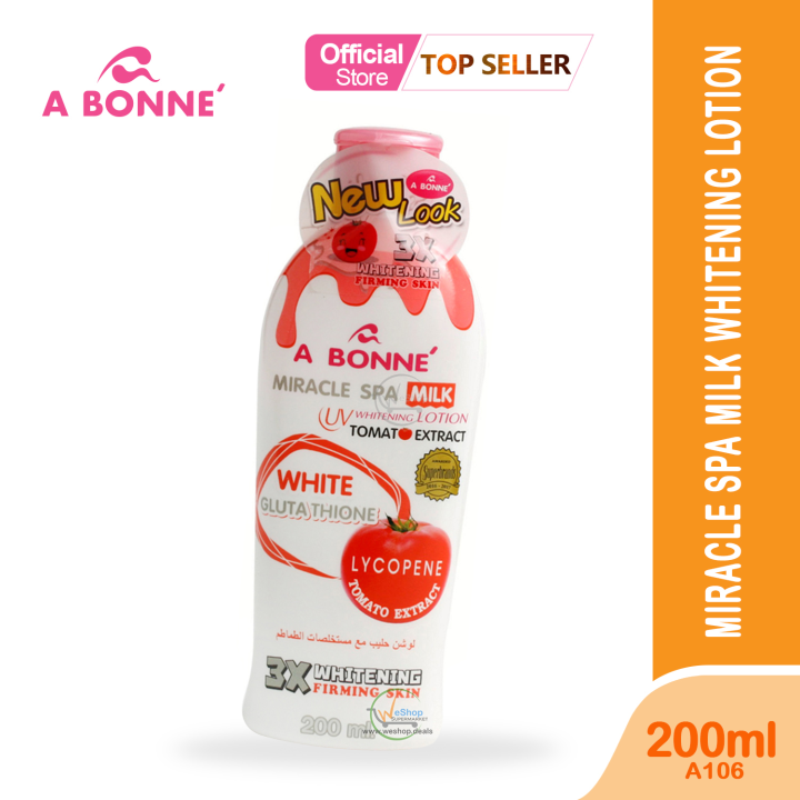 A Bonne Miracle Spa Milk Lotion with Lycopene Tomato Extract 200ml