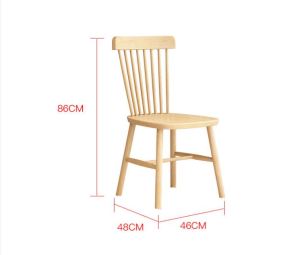 Tiancai Dining Chair Wood 2 pcs. #5079 Windsor Chair wooden european chair coffee table chair home chairs