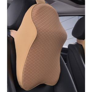 Gối tựa đầu cao su non vỏ da dùng cho xe hơi ghế văn phòng T16