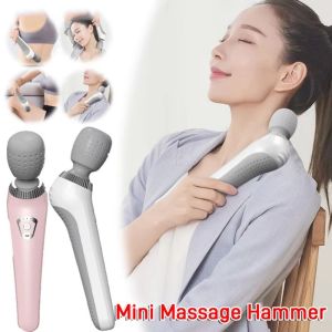 NBANLIKE High-Frequency Vibration Electric Massage Stick Portable USB Rechargeable Electric Massage Hammer Universal Practical Deep Tissue Massager Muscle Relaxation