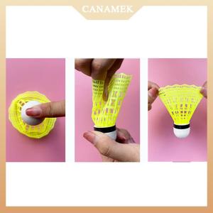 [CANAMEK] 5Pcs Homehold Indoor Durable Badminton Shuttlecocks Plastic Nylon Training Balls