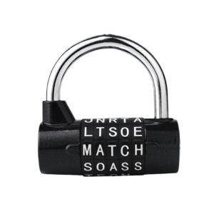5 Letter Combination Padlock Door Handle Password Padlock for Storage Cabinet Luggage Wardrobe Combination Lock