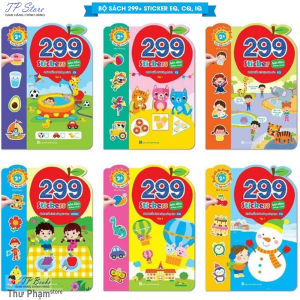 Sách Phát Triển Khả Năng Sáng Tạo CQ Cho Bé - Tập 2 - Bóc Dán Thông Minh 299 Stickers Cho Trẻ Em Từ 2 Tuổi