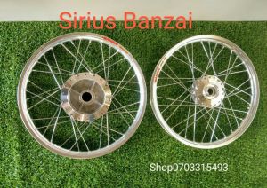 [HCM] CẶP BÁNH CĂM SIRIUS NIỀNG BANZAI 1.4 1.4 CĂM ĐÙM MẠ CROM GẮN NHƯ ZIN ( TÙY CHỌN MÁ ĐÙM )