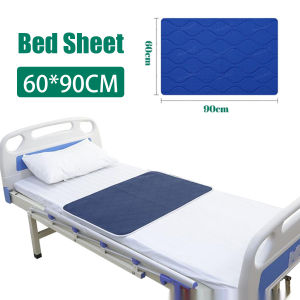 Waterproof Bed Sheet Mattress Protector Incontinence Washable Urine Mat 5 Layer Waterproof Absorbent Reusable Mattress Protector