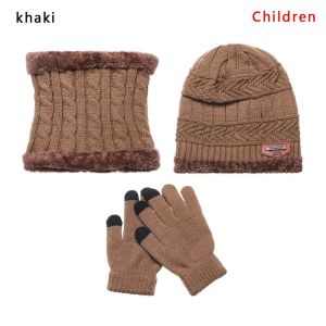 EASYEAH Mens Girl Touch Screen Gloves Winter Warm Neck Warmer Hat Scarf Gloves Set Beanie Hat And Neck Scarf