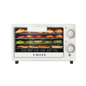 🎁 LAHOME Food Dehydrator Machine for Beef Jerky Fruits Vegetables Electric Dryer Machine with 5 BPA-free Trays Double Knob Control Adjustable Temperature Control Pet R2