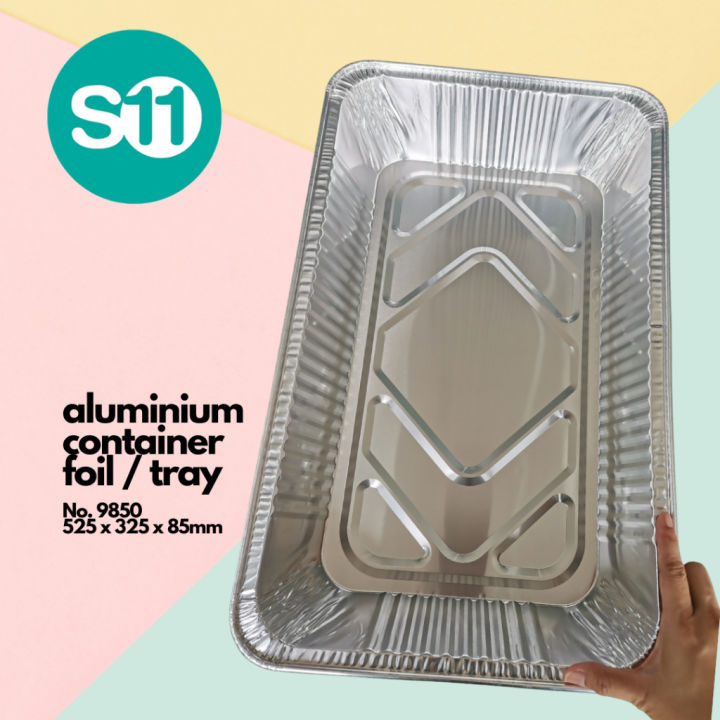 S11 Full Size Half Size Aluminium Foil Tray 5 Keping Pcs Buffet