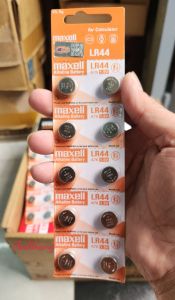 Vỉ 10 viên LR44/AG13/A76 Maxell Alkaline 1.5V - Chính hãng