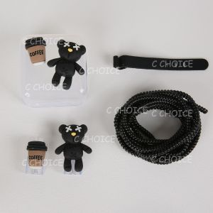 Charger cove For 3-pin folding plug UK 20w A2344 square for iPhone 15 14 13 suitable Charger protective case  1.4M cable protector cable [cchoice]