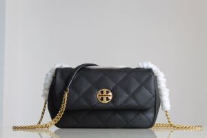 (Original) Tory Burch willa Cover Bag Goat skin Bag Chain Flip shoulder Crossbody Bag Brand Sling bag
