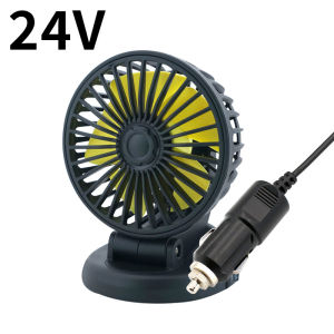 JACIRCLE Car Fan USB Powered 360° Rotatable 3 Speed Triple Head Fan Low Noise Car & Desktop Fan 汽車風扇