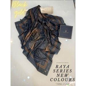 PROMO DISCOUNT 50% HIJAB RAYA SERIES MOTIF JOURNEY HIJAB NEW COLLOURS TERBARU 2024