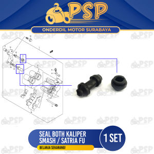Seal Both Kaliper Smash (Harga Per Set Isi 2) - Karet Sil Siel Boot Bot But Caliper Usus Cakram