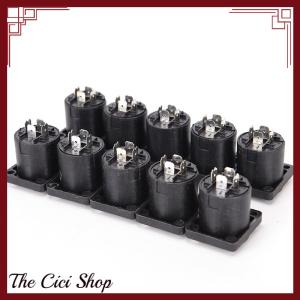 [The Cici Shop] 10x Speakon 4 Pin Female jack Compatible Audio Cable Panel Socket Connector Hot Sale