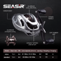 Seasir commando CuộN Máy câu cá bằng carbon 168g siêu nhẹ bfs Ống cuộn dây câu đôi spool nmb tỷ lệ bánh răng trục 7.1:1 điện kéo 9kg Carbon rocker. 
