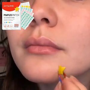 200 Pcs Star-shaped Hydrocolloid Body Patch Facial Acne Patches Breathable To Prevent Infection 祛痘贴