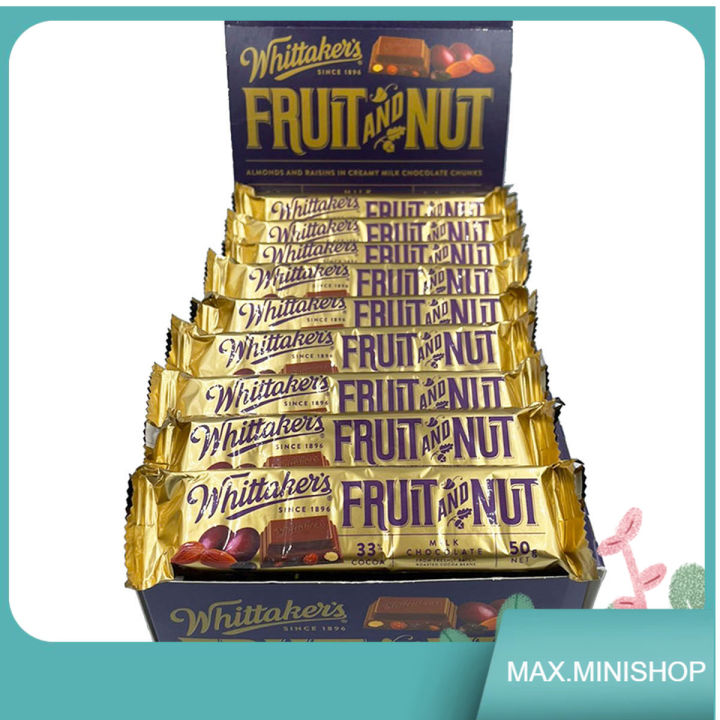 ฟรุต แอนด์ นัท มิลค์ ช็อกโกแลต Whittaker's 50 G. | Lazada.co.th