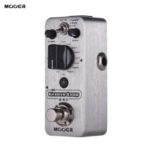 MOOER Groove Loop Drum Machine & Looper Pedal 3 โหมดสูงสุด 20 นาทีเวลาในการบันทึก Tap Tempo True Bypass Full Metal Shell