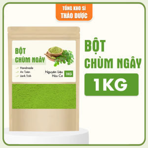Bột chùm ngây sấy lạnh 1kg bột ăn dặm cung cấp dinh dưỡng vitamin cho cơ thể