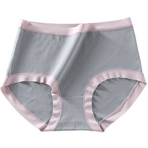 Hip( 39" - 49") high-waisted plus size cotton panties