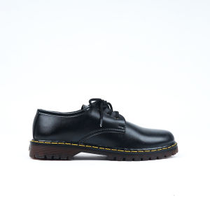 Moofeat Alter - Sepatu Kulit Pria Casual Boots Hitam