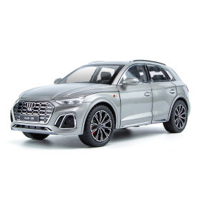 RUM 1:24 Scale Audi Q5 Alloy Car Model Light & Sound Effect Diecast Car Toys for Boys Birthday Gift Kids Toys Car Collection