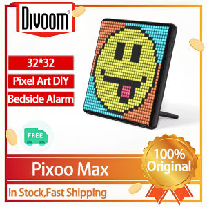 Divoom Pixoo Max Digital Photo Frame with 32*32 Pixel Art Programmable LED Display Board Christmas Gift Home Light Decor