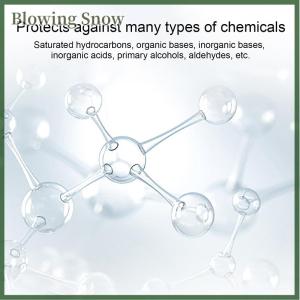 Blowing 1Pair Thick Nitrile Gloves - Chemical Acid Resistant Waterproof Long Sleeve Gloves For Gardening Chemical Painting Latex Free