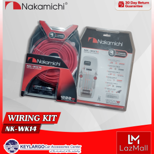 Nakamichi Wiring Kit NK-WK14 Gauge 4 2-Channel for Car Electronics. 1200 W Power Rating. Automotive Interior Accessories. Car Audio Wiring Kit.