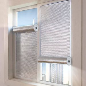 KAIEW Heat Insulation Roof Insulation Film Anti UV Self-adhesive Aluminum Foil Window Glass Film No Drill Aluminum Foil Shading Film Indoor Use