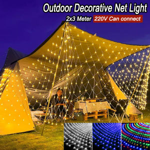 2x3Meter Raya hari lights Fairy String Lights Curtain Lights with Plug Christmas Lights 8 Modes Outdoor Waterproof for Hari Raya Decoration 2024