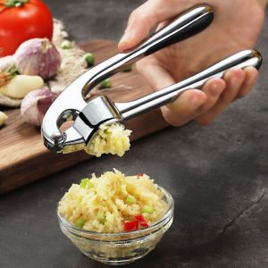 Garlic Press Mincer Stainless Steel Multifunction Crusher Ginger Squeezer Handheld Mincer Tools