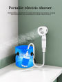 Portable Electric Shower Outdoor Camping Bathing Portable Showers Head Pet Shower Car Washer With Hose Bathe Tool Travel Caravan. 