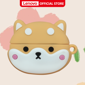 Lenovo LP40 Original Wireless Bluetooth Earphone Cartoon Cute Silica Gel Couple Shatter Protective Cover Case For Mens Womens