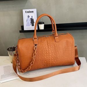 Dji35 Uniseks Realpic & Video Tas Travel Tas Perjalanan Tas Berpergian Tas Impor Kulit PU
