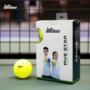 [Chính hãng] Bóng Pickleball Zocker Five Star Gen 1 -  Bóng bền chất lượng cao chuẩn thi đấu quốc tế