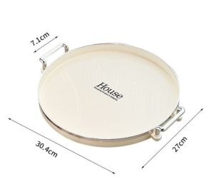 Nampan Baki Plastik Multifunctional Storage Tray Cup Cake Tea Tray Home Decor