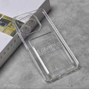 Oppo A5 Pro Case Slot Kartu / Card Case Bening Oppo A5 Pro
