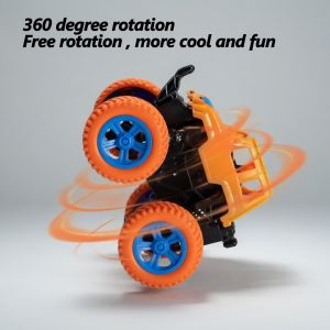 CHILDRENS INERTIA 4X4 STUNT BUGGY TOY CAR MANUAL PUSH-AND-GO OR PULL-BACK MOVEMENT
