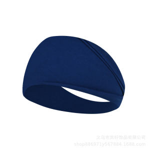 2026 Hot Sale [ Shipped from China ] European and American sports headbands yoga sweatbands mens and womens running fitness headbands elastic cotton headscarves solid color headbands hair accessories B3