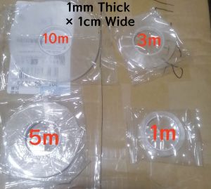 Nano Tape Waterproof – Reusable Strong Double Sided Adhesive Tape 1M/3M/5M/10M No Residue Transparent Mounting