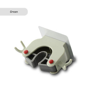 Homy Multifunctional Bathroom Hooks Mop HookNo Drill No Punch Brush Holder Mop Holder Broom Holder Hanger Adjustable Kitchen Storage Hook