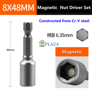 MATA BOR ROOFING 8MM X 42MM 1 PCS - MATA SOCK ROOFING  - MAGNETIC NUT - BAUT KUNCI KEPALA ROOF